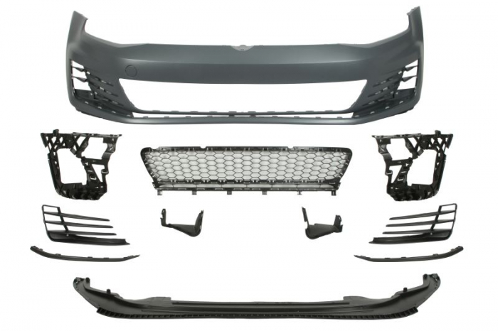 Bara (Fata, GTI, cu grilaje; cu paranteze de montaj; cu valabilitate, grunduit) potrivit VW GOLF ALLTRACK VII, GOLF SPORTSVAN VII, GOLF VII Hatchback 08.12-03.17