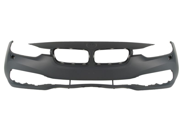 Bara Fata, SPORT, cu gauri pentru spalator de faruri, grund potrivit BMW 3 F30, F80, 3 F31 05.15-03.19