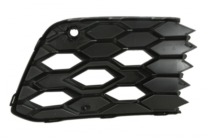 Bara potrivit VW GOLF VIII dupa 2019 - protectie fata (mijloc, plastic, negru, GTI) [2]