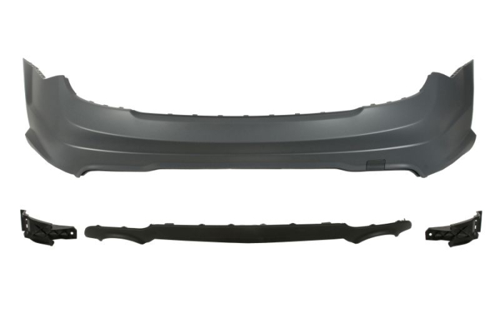Bara Spate, AMG STYLING, cu gauri pentru senzorii de parcare, grund potrivit MERCEDES C C204, C T-MODEL S204, C W204 Coupe   Sedan 03.11-12.13