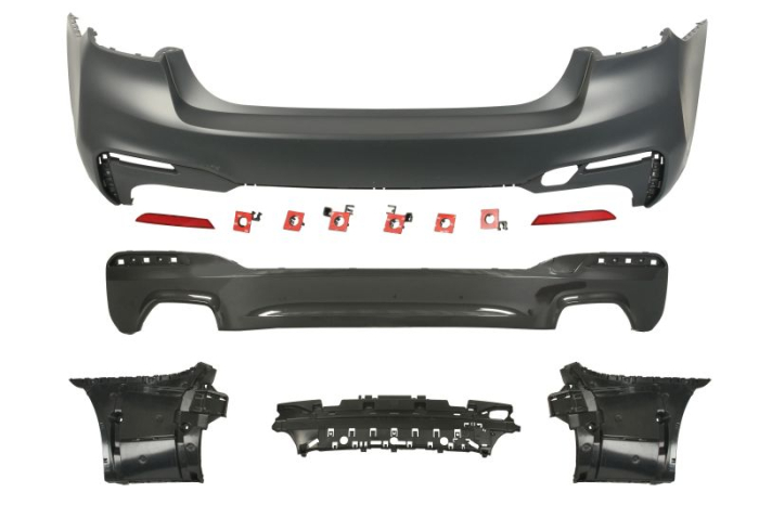 Bara Spate, cu indoiala, M-PAKIET, grund potrivit BMW 5 G30, F90, 5 G31 Sedan 02.17-