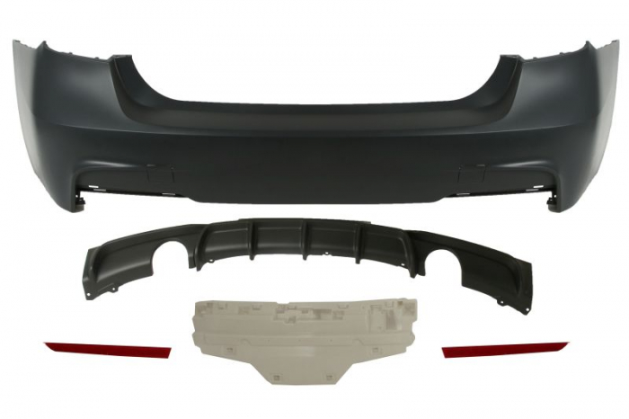 Bara spate M PERFORMANCE/model pachet M, complet, grunduit potrivit BMW Seria 3 F30, F80, 3 F31 SALON 2011-2019 [2]