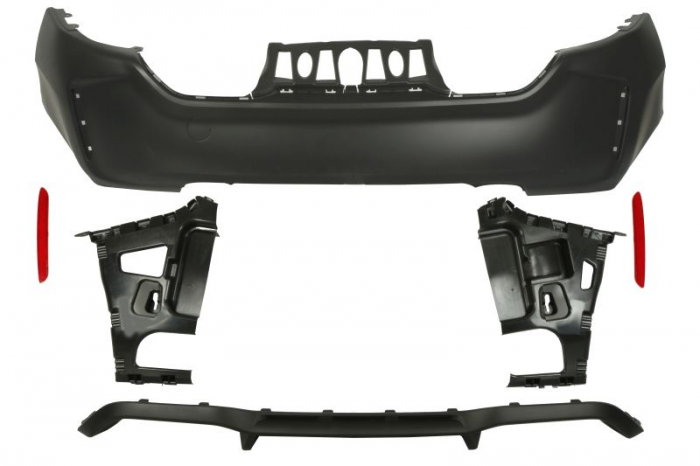 Bara spate model pachet m, grunduit potrivit bmw 2 f22, f87, 2 f23 2013-2016