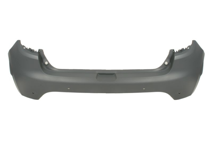 Bara spate superior, grund, orificii senzori parcare: 4, certificate CZ potrivit RENAULT CLIO IV Ph II Hatchback   Station wagon 5D 06.16-09.19