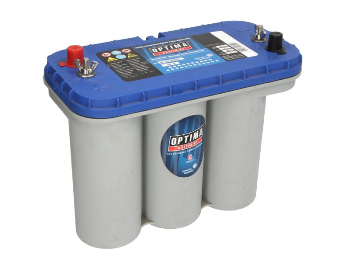 Baterie auto OPTIMA BLUE TOP AGM - 75Ah 975A R+ 12V 325x165x238 [2]