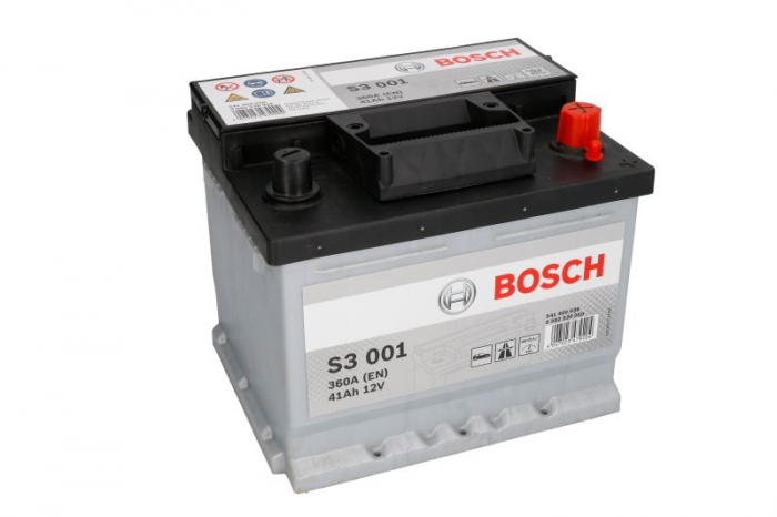 Baterie BOSCH 12V 41Ah/360A S3 (R+ Borna standard) 207x175x175 B13 - flansa montare 10.5 mm  [2]