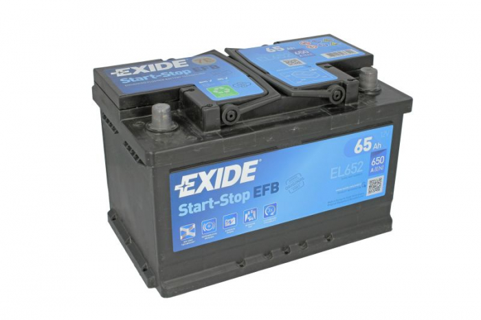 Baterie EXIDE 12V 65Ah/650A START&STOP EFB (R+ Borna standard) 278x175x175 B13 - flansa montare 10.5 mm  [2]