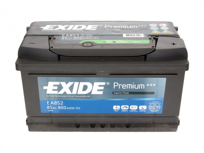 Baterie EXIDE 12V 85Ah/800A PREMIUM (R+ Borna standard) 315x175x175 B13 - flansa montare 10.5 mm  [3]