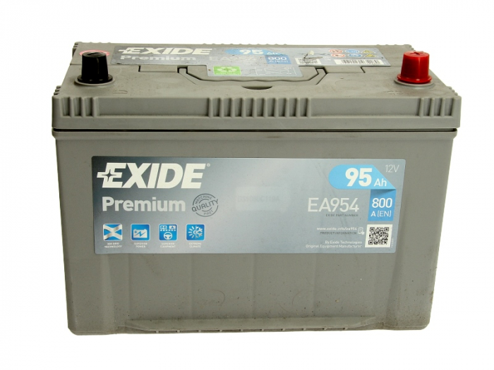 Baterie EXIDE 12V 95Ah/800A PREMIUM (R+ Borna standard) 306x173x222 B01 - flansa montare 10.5 mm  [3]