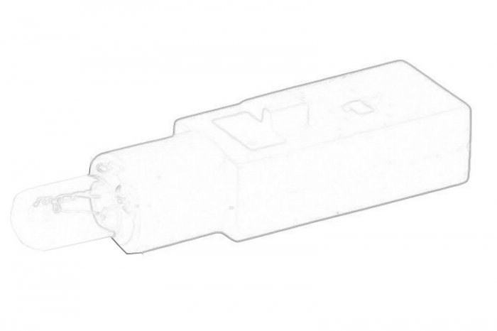 Bec iluminare panou ventilatie cu soclu SKODA SUPERB I; VW PASSAT intre 1996-2008