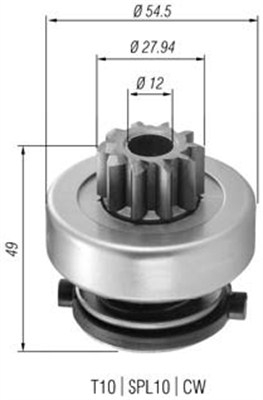 Bendix electromotor MERCEDES VITOO 110D