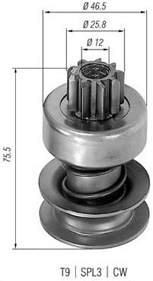 Bendix electromotor OPEL