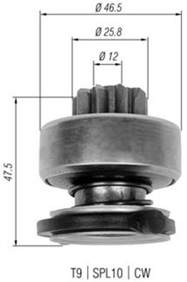 Bendix electromotor PEUGEOT