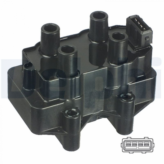 Bobina inductie potrivit CITROEN BERLINGO, BERLINGO/MINIVAN, BX, EVASION, JUMPER I, SAXO, XANTIA, XM, XSARA, ZX; FIAT DUCATO, ULYSSE; LANCIA ZETA; PEUGEOT 106 II 1.0-2.0LPG 1982-2015 [4]