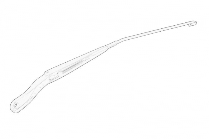 Brat ghidaj stergator parbriz Fata Dreapta potrivit NISSAN NV400; OPEL MOVANO B; RENAULT MASTER III AUTOBÚS/CAJA/CHASIS/FURGONETA 02.10- [2]