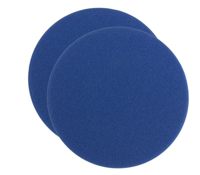 Burete abraziv lustruire SPONGE BLUE ULTRA FINE 160   20 MM - 2 PC, tip: moale, diametru: 150 160 mm, grosime: 20 mm, culoare: albastru, suporturi de montare: carlig si bucla, 2 buc