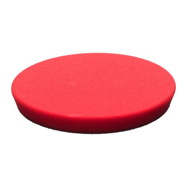 Burete abraziv lustruire SPONGE RED COARSE 140 / 20 MM - 2 PC, tip: tare, diametru: 125/140 mm, grosime: 20 mm, culoare: rosu, suporturi de montare: cârlig și buclă, 2 buc [3]