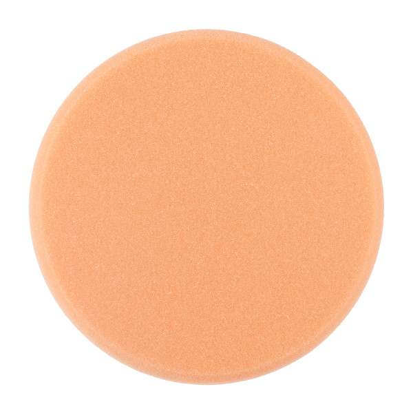 Burete abraziv lustruire, tip: tare, diametru: 150 mm, culoare: orange, velcro, 2 buc