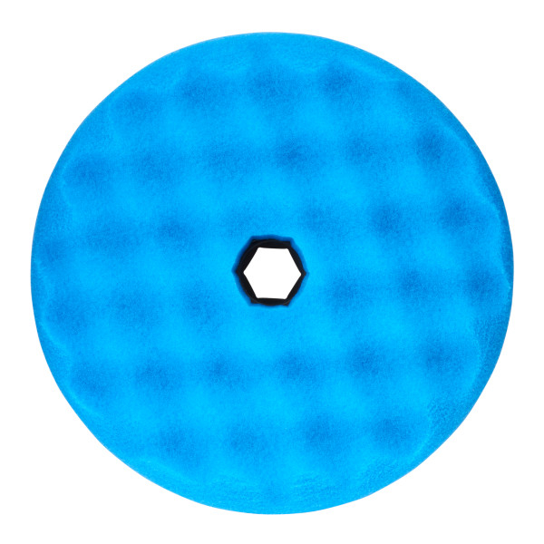 Burete polis fin cu fata dubla 3M Quick Connect, albastru, 150mm