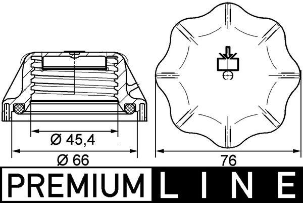 Buson vas expansiune potrivit IVECO STRALIS I, TRAKKER I; MAN E2000, LION'S STAR, TGM I, TGS I, TGX I; MERCEDES ACTROS, ACTROS MP2 / MP3 4045-OM936.916 dupa 1984 [3]