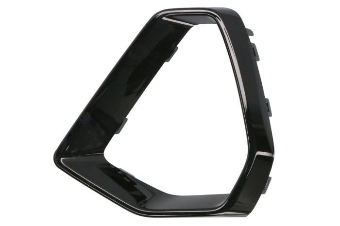 Cadru grila fata Fata Stanga negru lucios potrivit AUDI Q3 07.18- 07.18-