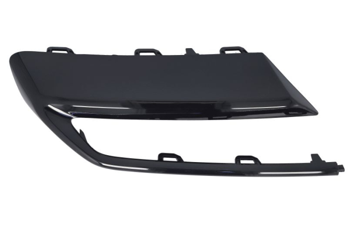 Cadru grila fata Spate Dreapta plastic, negru lucios potrivit AUDI Q5 11.16- 11.20-