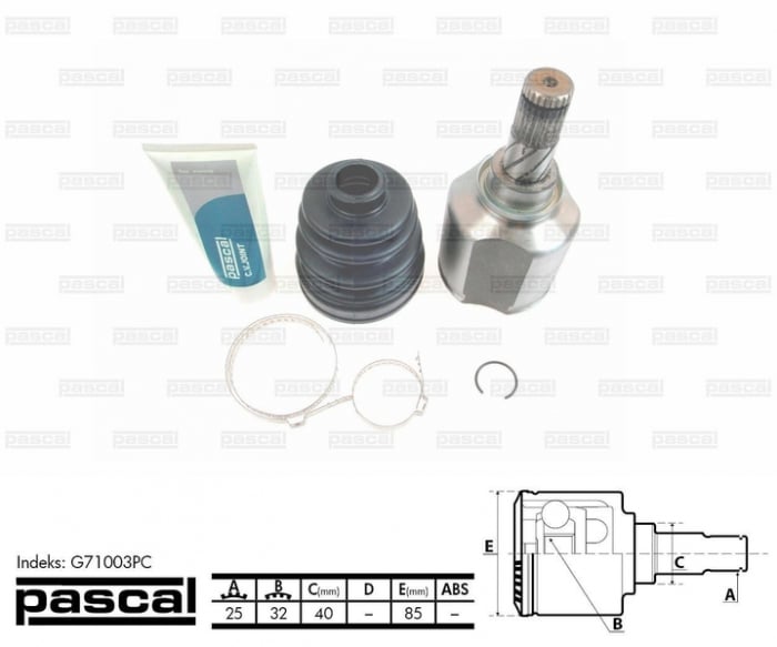 Cap planetara spre cutia de viteze (25z 32z 40mm) NISSAN PRIMERA 2.0 2.0D intre 1990-2001