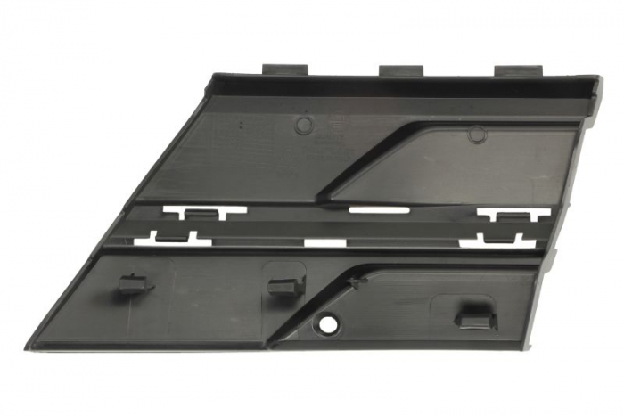 Capac carlig remorcare fata (cu orificii pentru sipci, plastic, negru, CARAVELLE) potrivit VW TRANSPORTER T6 03.19- [2]