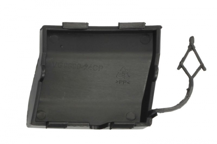 Capac carlig remorcare potrivit VW TRANSPORTER dupa 2015 - fata plastic, gri inchis [2]