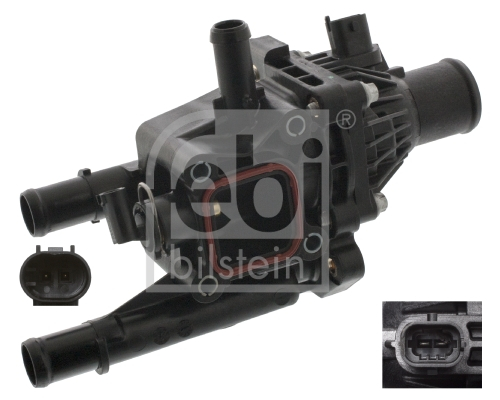 Carcasa termostat potrivita ALFA ROMEO 159; CHEVROLET AVEO, CRUZE, ORLANDO, TRAX; FIAT CROMA; OPEL ASTRA J, ASTRA J GTC, INSIGNIA A, MOKKA / MOKKA X, ZAFIRA C 1.6-1.8LPG dupa 2005 [3]