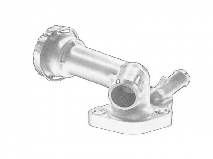 Carcasa termostat potrivit FIAT DUCATO; FORD MONDEO III, TRANSIT; MINI (R50, R53), (R52) 1.6 2.0D 2.2D 08.00-