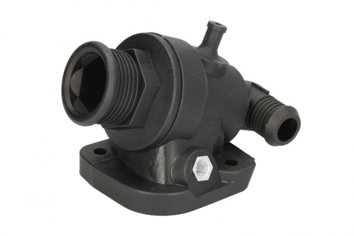 Carcasa termostat potrivit FORD C-MAX, ESCORT CLASSIC, ESCORT VI, ESCORT VI KOMBI, FIESTA IV, FIESTA HATCHBACK, FIESTA MINIVAN, FOCUS C-MAX, FOCUS I, GALAXY II 1.8D 2.4D 2.5D 05.91-06.15