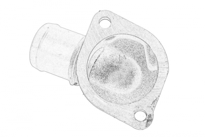 Carcasa termostat potrivit HYUNDAI ELANTRA III, SANTA FÉ I, TRAJET, TUCSON; KIA CARENS I, CARENS III, CERATO I, SPORTAGE II 2.0D 2001-2013 [2]