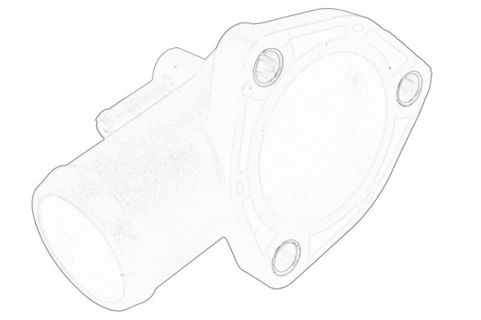 Carcasa termostat potrivit NISSAN ATLEON 3.0D 09.00-