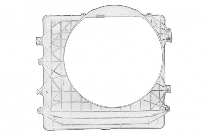 Carcasa ventilator radiator potrivit IVECO DAILY VI 03.14- [2]