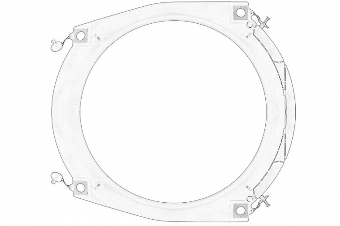 Carcasa ventilator radiator potrivit IVECO EUROTECH MH, EUROTECH MP, EUROTECH MT 01.92-
