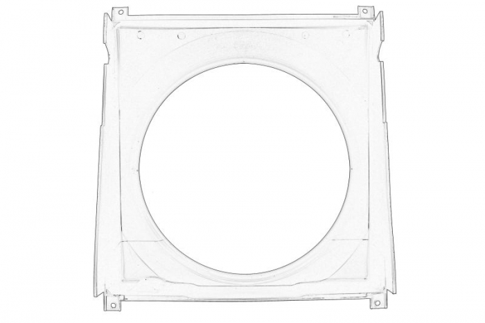 Carcasa ventilator radiator potrivit IVECO TECTOR I 01.12-