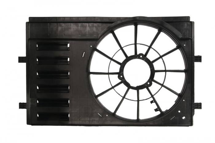 Carcasa ventilator radiator potrivit SEAT IBIZA IV, IBIZA IV SC, IBIZA IV ST; SKODA FABIA II, ROOMSTER; VW POLO V 1.2-1.6LPG 09.06-05.15