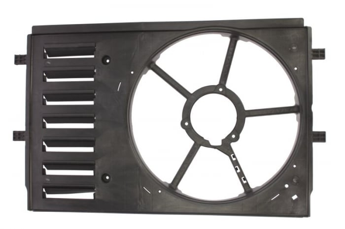 Carcasa ventilator radiator potrivit SEAT IBIZA IV, IBIZA IV SC, IBIZA IV ST, TOLEDO IV; SKODA FABIA II, RAPID, ROOMSTER; VW POLO V 1.2-1.6D 05.08-05.22