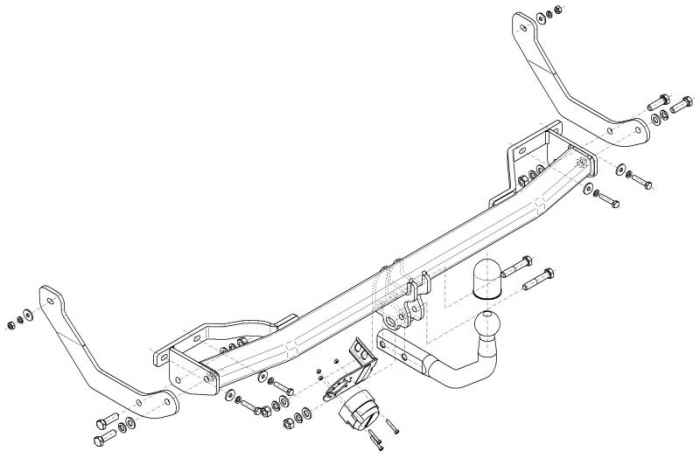 Carlig remorcare potrivit PEUGEOT 307 03.02-12.09