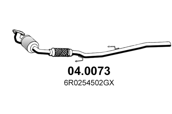 Catalizator fata potrivit Audi A1; Seat Ibiza IV, Ibiza IV Sc, Ibiza IV St, Toledo IV; Skoda Fabia II, Rapid, Roomster, Roomster Praktik; VW Polo V 2009-2022 - 1.2, Euro 5, motor max. 1200 cm³ [2]
