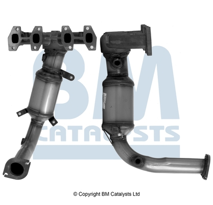 Catalizator potrivit Fiat Punto; Lancia Ypsilon 1.2/1.2CNG 1999-2012 - Euro 4, ceramica, motor max. 1200 cm³ [2]