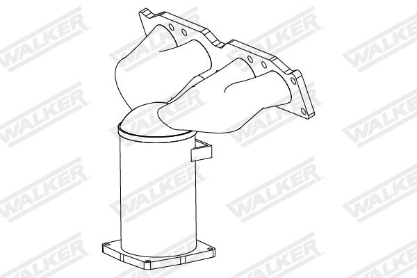 Catalizator potrivit Fiat Sedici; Suzuki Liana, Swift III, SX4 dupa 2001 - 1.3 / 1.5 / 1.6, Euro 4, motor max. 1600 cm³ [3]