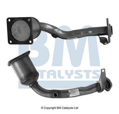 Catalizator potrivit Peugeot 206 1998-2007 - 1.1, Euro 3, ceramica, motor max. 1100 cm³ [2]