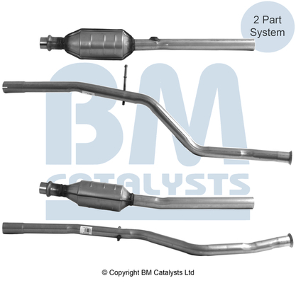 Catalizator potrivit Peugeot 206 1998-2012 - 1.1 / 1.4, Euro 3, ceramica, motor max. 1400 cm³ [2]