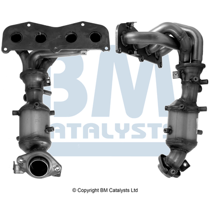 Catalizator potrivit Toyota Avensis Verso, Rav 4 II 2000-2009 - 2.0, Euro 4, ceramica, motor max. 2000 cm³ [2]