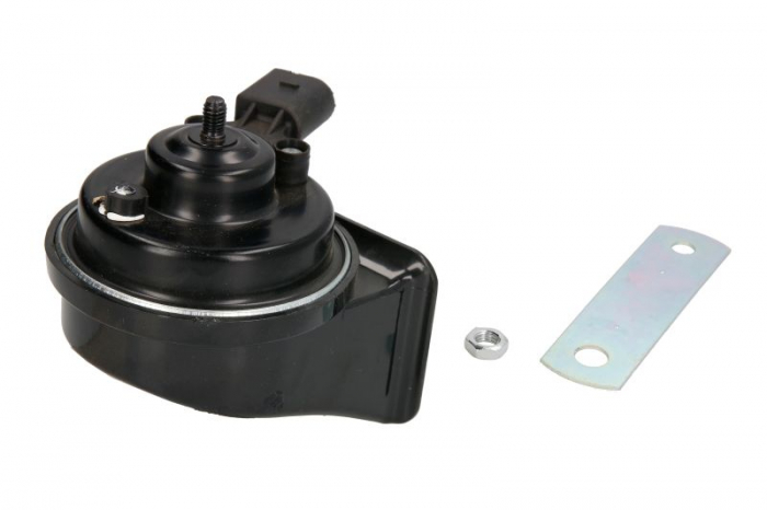 Claxon (150Hz 110dB 12V) potrivit MERCEDES S (C216), S (W221); BMW 1 (E87), 3 (E46), 3 (E90), 3 (E91), 3 (E92), 3 (E93), 5 (E39), 6 (E63), 6 (E64), 7 (E38), X1 (E84), X3 (E83) 09.95- [2]