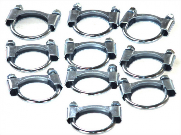 Colier esapament (52mm, 10 buc.  ambalaj) potrivit FORD ESCORT VI, FIESTA III, FIESTA MINIVAN, MONDEO I, SCORPIO I; OPEL CORSA D, VECTRA C; SEAT CORDOBA, IBIZA III, IBIZA IV 1.0-2.0 04.85-