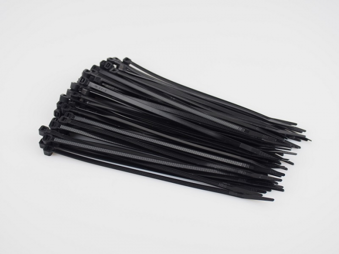 Colier furtun 100buc., culoare: negru, latime 4,8 mm, lungime 370mm, max diam 100mm, material: plastic / poliamida 6.6 [2]