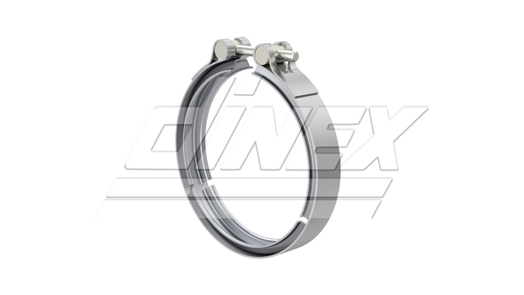 Colier sistem esapament (126mm, otel inoxidabil latime: 25mm) potrivit RVI; VOLVO